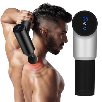 

2100-3300r/min Electric Muscle Massage Gun Deep Tissue Massager Therapy Gun Exercising Muscle Pain Relief Body Shaping Machine