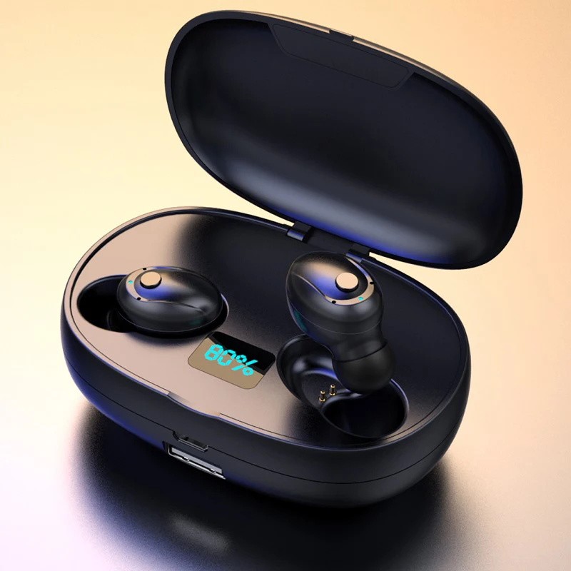 

TWS Bluetooth5.0 Earbuds LED Power Display Sports Wireless Headset With Mic Earphone Waterproof for Airpods Xiaomi Apple Samsung