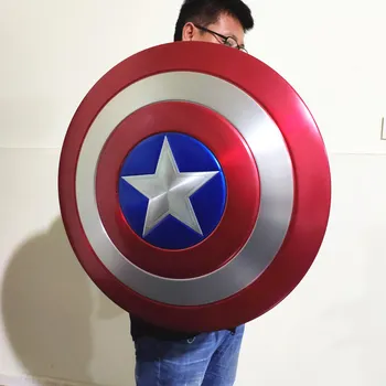 

[Metal made] 1:1 60cm Avengers full metal Captain America Shield Perfect Version Unpainted/Painted prop cosplay Costume party