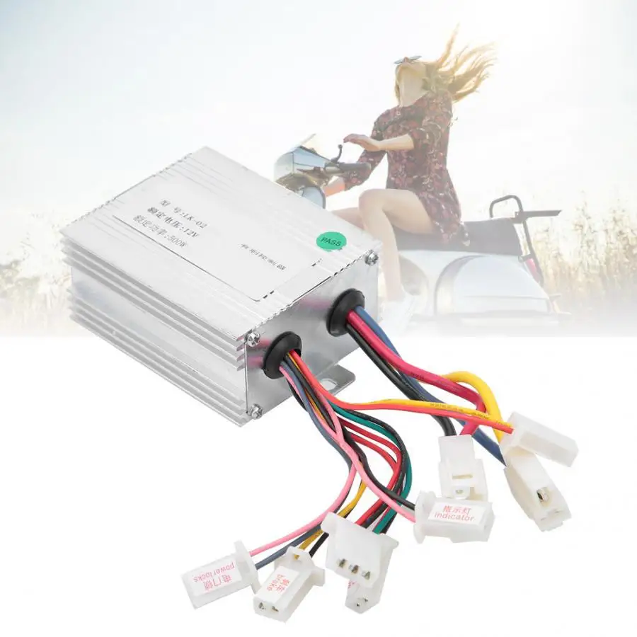 12V 500W электрический контроллер щетки двигателя постоянного тока контроль