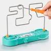 Educational Toys For Kids Classic Wire Buzz Circuit Maze Game Children Adults Electric Bump Shock Maze Game Intellectual Educ 1