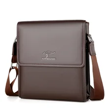 Брендовая деловая мужская сумка-мессенджер, винтажная кожаная сумка через плечо для мужчин, Брендовые повседневные мужские модные сумки
