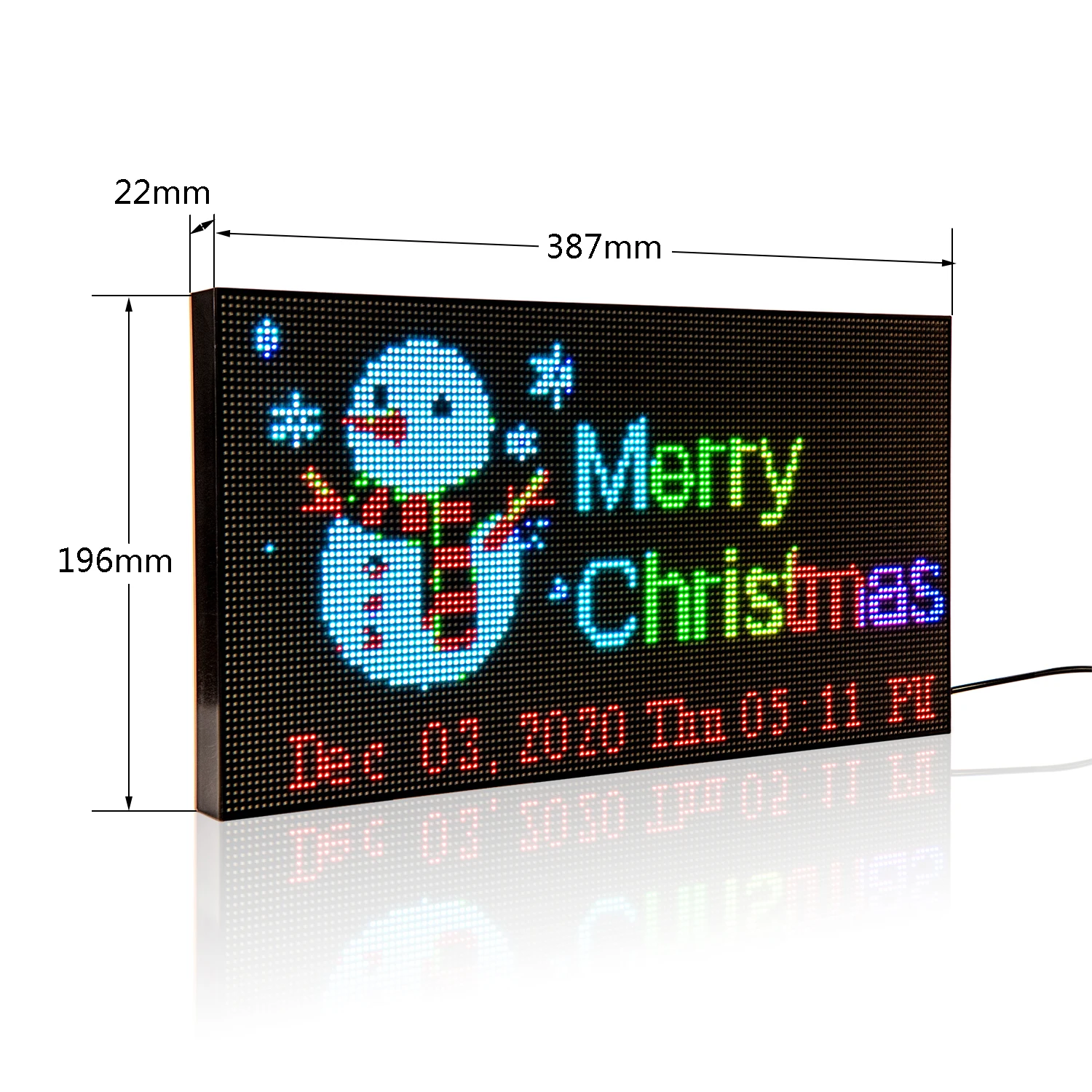 Leadleds P3 5V 39CM Led Display WIFI Programmable Led Sign RGB Scrolling  Message Billboard Advertising Board Foldable Stand AliExpress