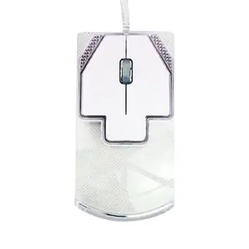 

Optical 2 Buttons USB Wired Arrow Optical Mouse Mice PC Gaming Mouse Transparent For imac For pro For macbook laptop