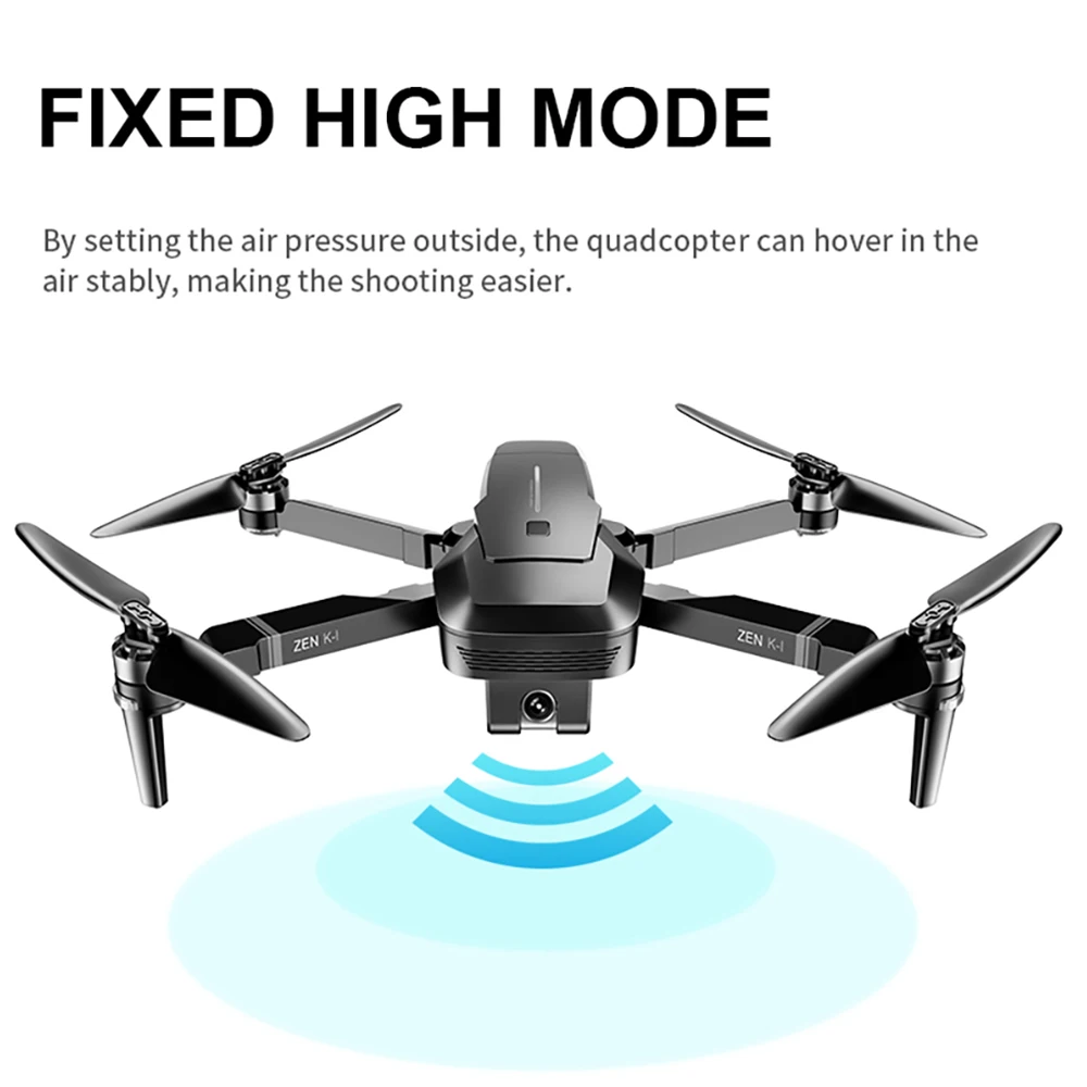 VISUO ZEN K1 FPV gps бесколлекторный Дрон с двойной камерой 4K 5G Wi-Fi фильтр красоты оптическая фигура потока Следуйте Радиоуправляемый игрушечный вертолет