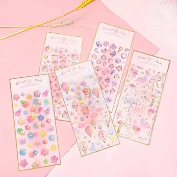 

mu yi Creative Cartoon Imported from Japan and zhi tie hua Wholesale Fresh Anime Cartoon Figure Collection Adhesive Paper