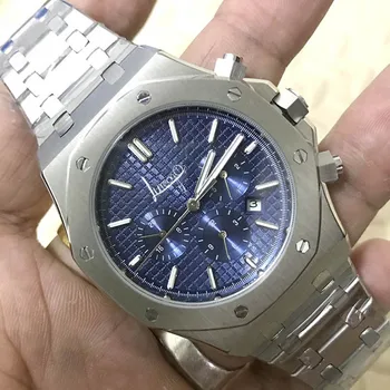 

wholesale Mechanical automatic luxury brand A-p Limited Royal style Oak Watches 15407 Watch 41mm Men AAA all small dials works