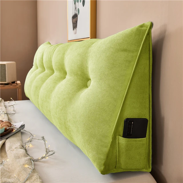 Triangular Backrest Cushion Sofa Cushions Bed Rest Pillow Back Support  Tatami