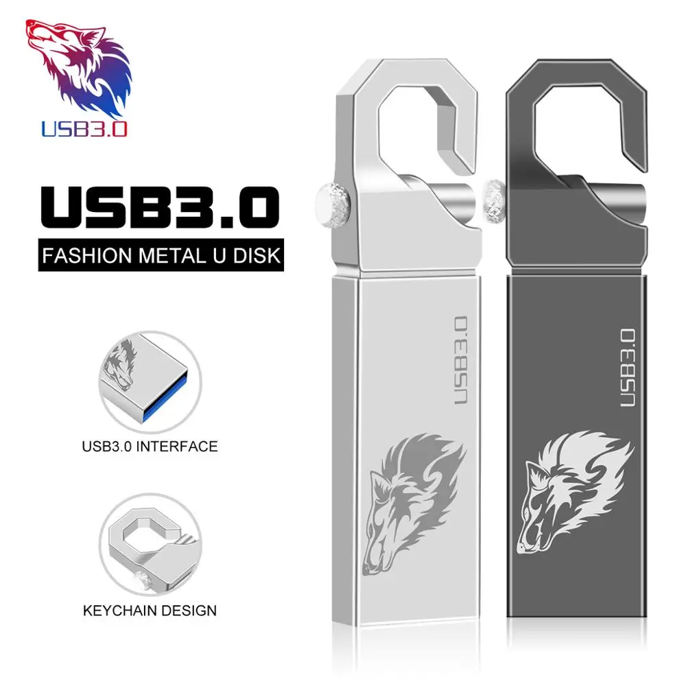 Memoria USB 3,0 de Metal de alta velocidad, 8GB, 16GB, 32GB, 64GB, 128g, gran oferta