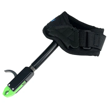 

Archery Compound Bow Release Aid Adjustable Wrist Strap Black Archery Release