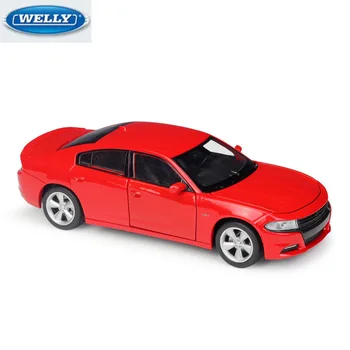 

WELLY 1:24 2016 DODG CHARGER R/T Diecast Simulation Alloy Car Model Collection Toy Ornaments To Send Kids Birthday Gifts