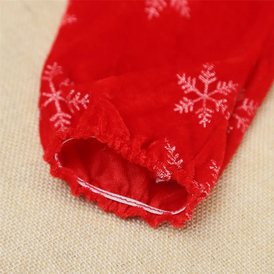 New 4pc Christmas Chair Leg Foot Cover Christmas Table Decoration for Party Dinner Christmas Chair Foot Cover 1002#30