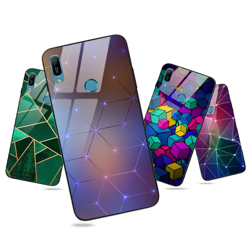 Для Huawei Y6S Y9S Y5P Y6P Y7P Y8P чехол из мягкого силикона с принтом Глянцевая для Y5 Lite Y6 Prime