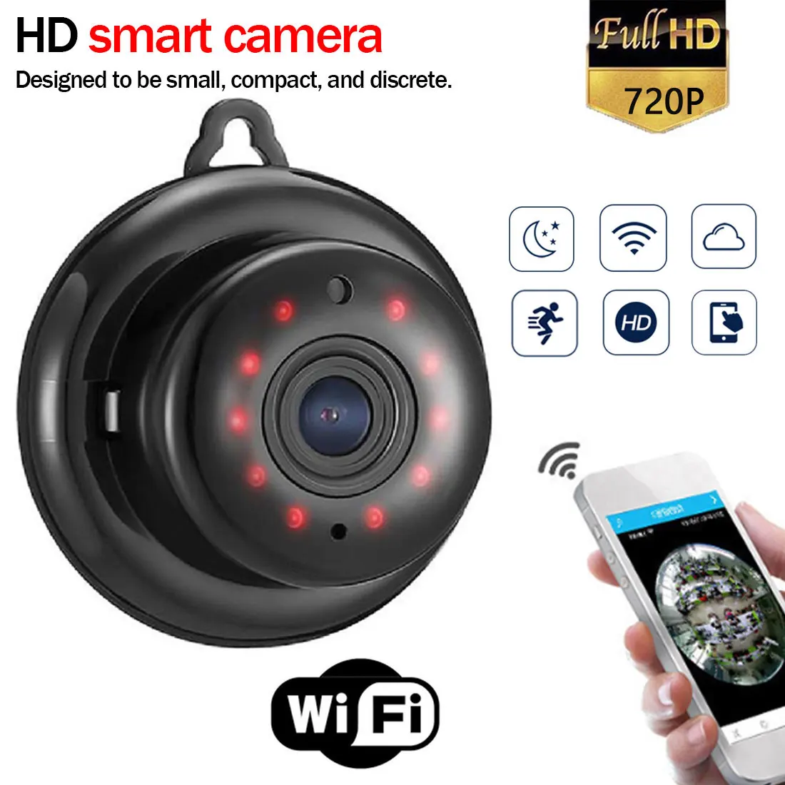  360 Occhi 720 P Hd Senza Fili Del Ip di Wifi Della Macchina Fotografica Macchina Fotografica a Casa