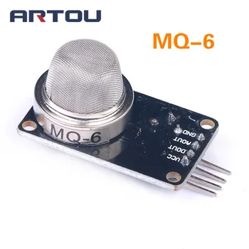 

1pcs MQ-6 MQ6 Gas Module Liquefied Propane Isobutane Propane Detection Sensor Liquefied Gas Sensor for arduino