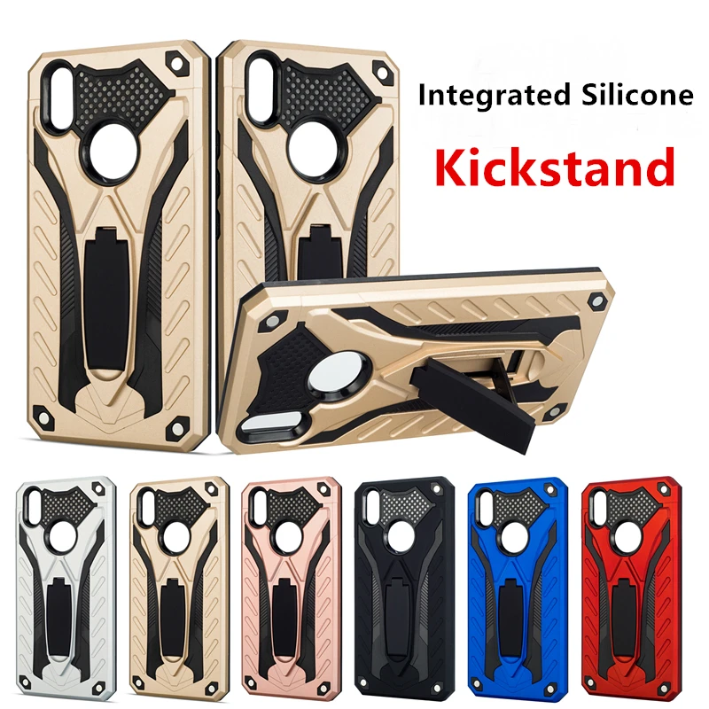 

Anti-knock Kickstand Phone Case for vivo V5 V7 Plus V9 V11 V11i V15 Pro Z10 Integrated Silicone All-inclusive Cover Fashion