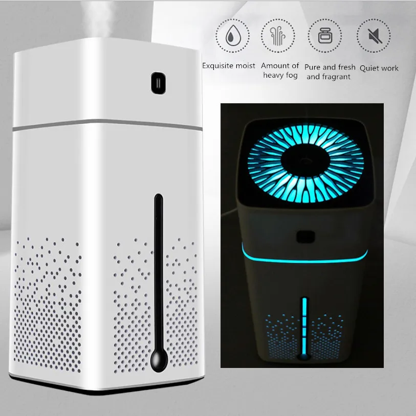 1000Ml Ultrasonic Air Humidifier Usb Diffuser Aroma Essential Oil Led Nightlight Mist Purifier | Бытовая техника