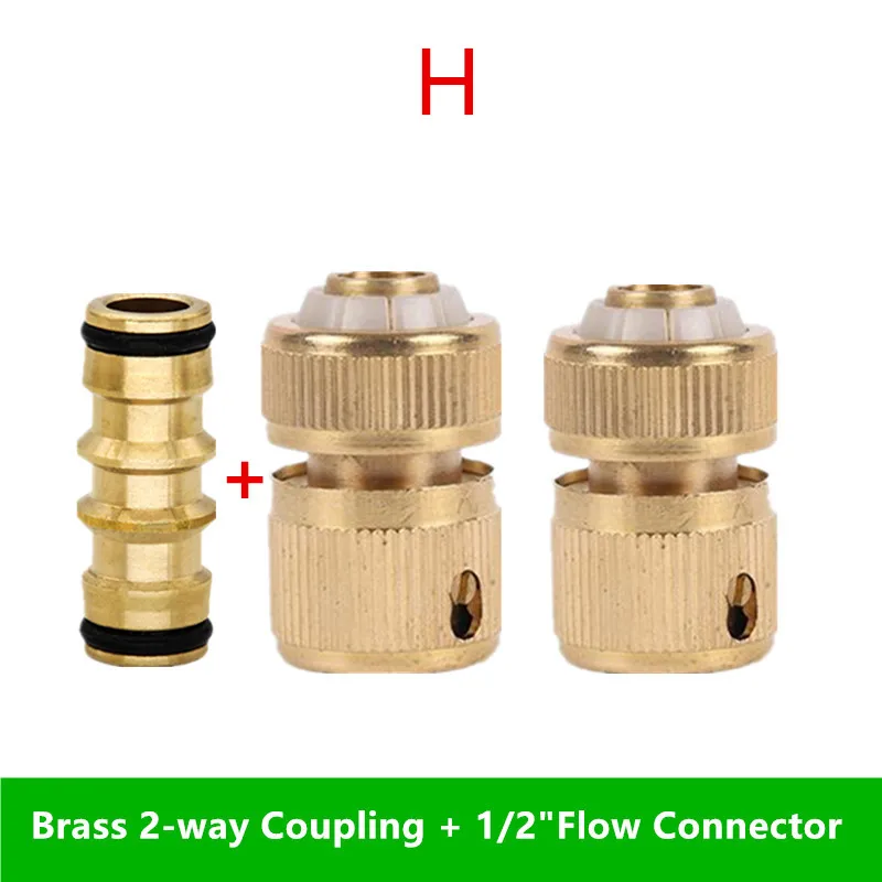 Extension Joint 2-Ways Hose Couplings 3-Ways Hose Connector With Flow Connector Set Garden Watering Tools Hose Repair Connector