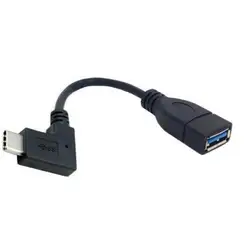 90 градусов под прямым углом USB-C к USB 3,1 мужчин и женщин OTG реверсивная заглушка направление и кабель направление передачи данных #10