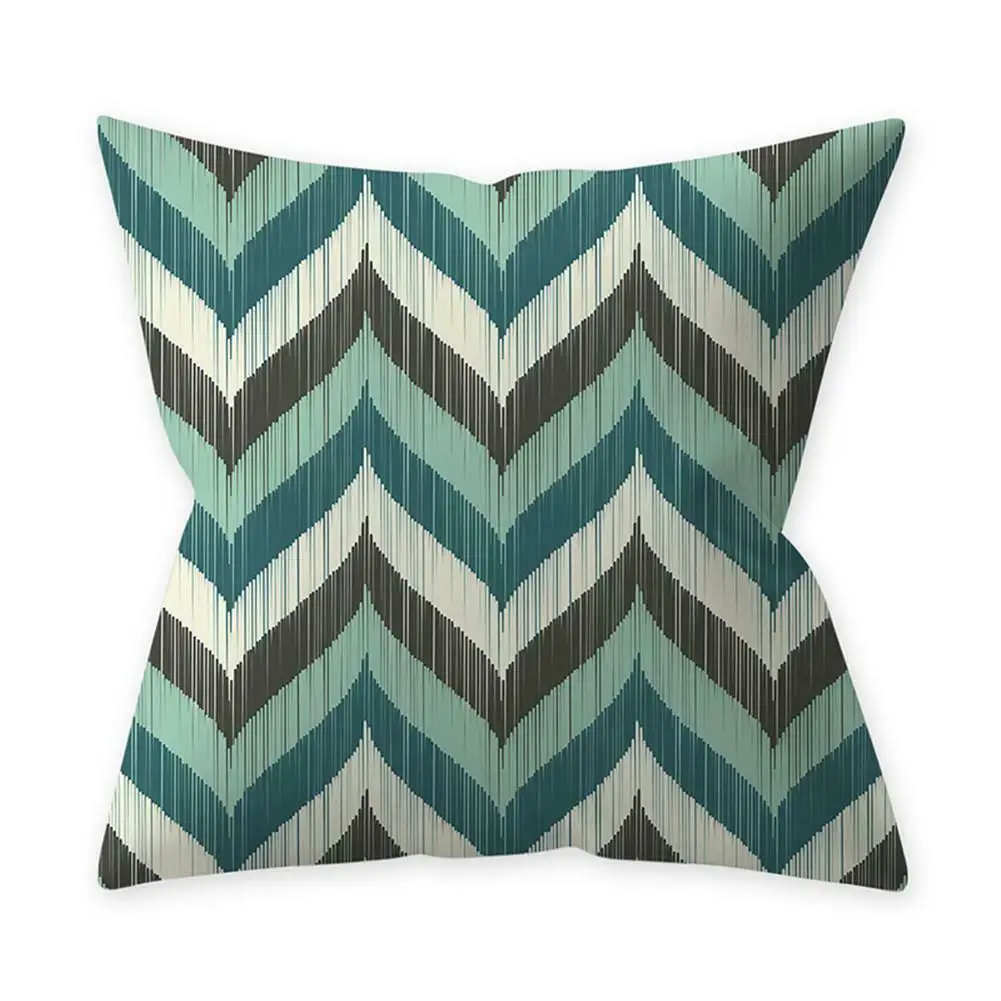 Подушка Чехол домашний декор сине-зеленый серии 1" пледы обхват талии для диванных подушек, наволочки для подушек - Цвет: 5