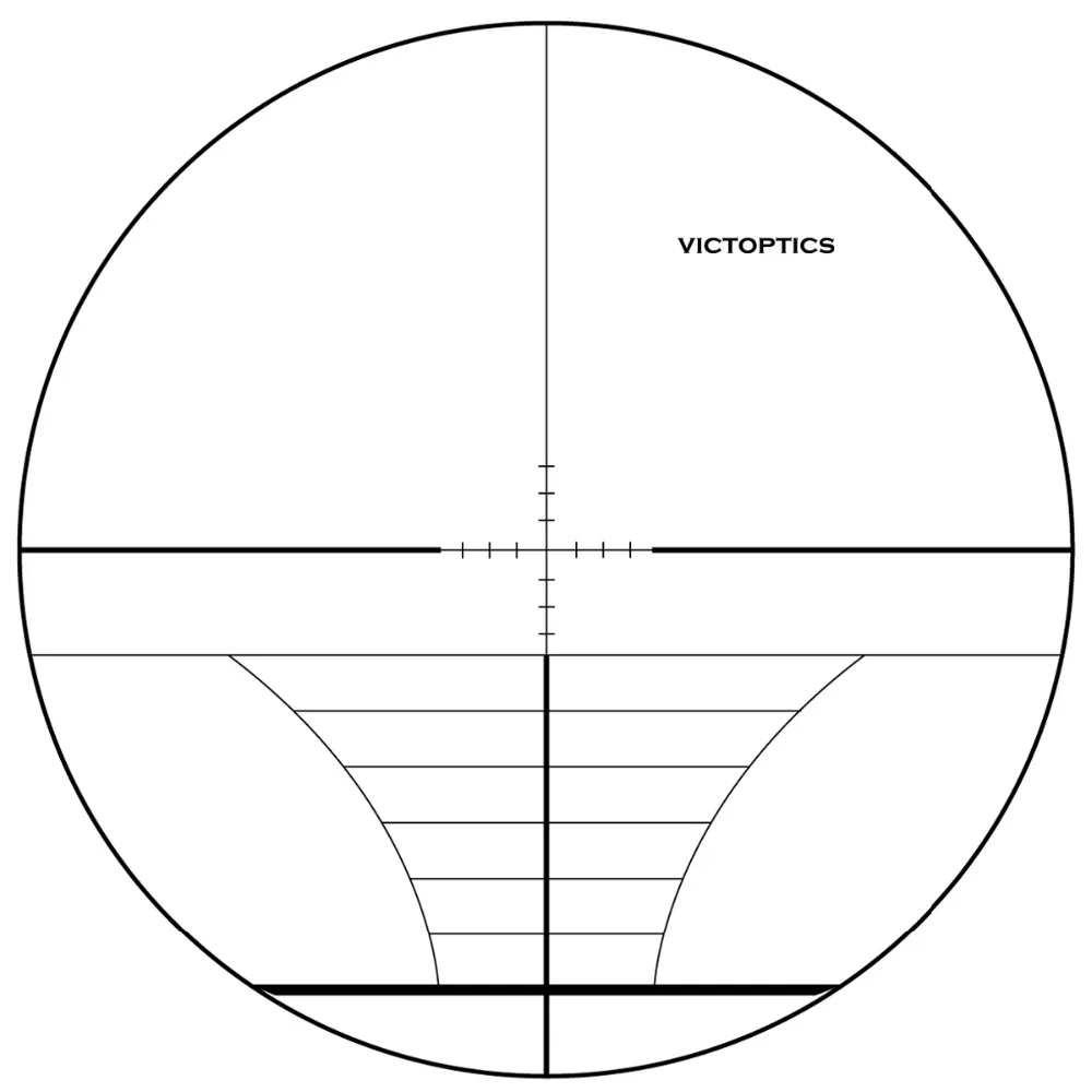 Victoptics 8,5-32x50 AO саморезы диапазон дальномера сетка 1/8 MOA 25,4 мм 1 дюйм трубка Airsoftsports GunRiflescope