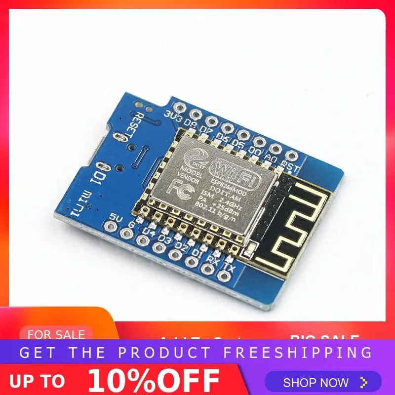 ESP8266 ESP-12 ESP12 WeMos D1 Мини-модуль Wemos D1 Мини WiFi макетная плата Micro USB 3,3 В на основе ESP-8266EX 11 цифровых контактов