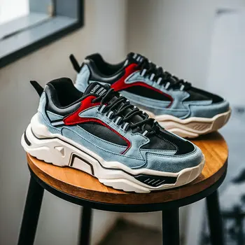 

2019 New Comfort Cushioning Sneakers Man Sports Outdoor Walking Shoes Zapatillas Hombre Running Shoe Men sneaker E32-45