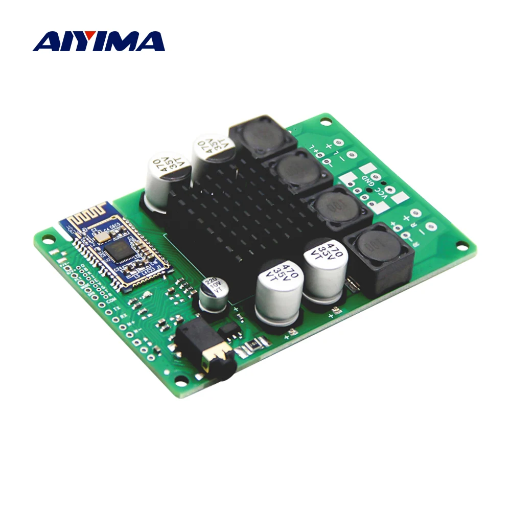 AIYIMA Bluetooth 5 0 аудио приемник модуль TPA3116 усилитель Плата 2x100 Вт стерео мини мощности