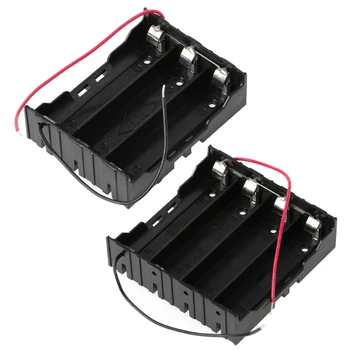 

Wholesaler 3.7V Parallel 3x 4x 18650 Batteries Holder Box Storage Case Container With Wire