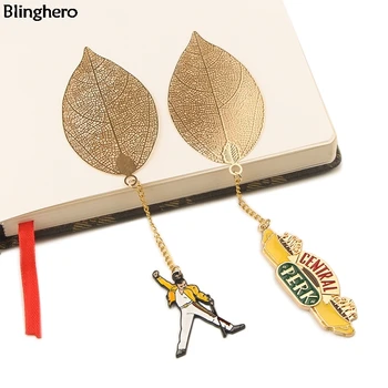 

10pcs/set Blinghero Metal Bookmarks Friends TV Show Books Marker of Book Gift Stationery School Supply BH0489