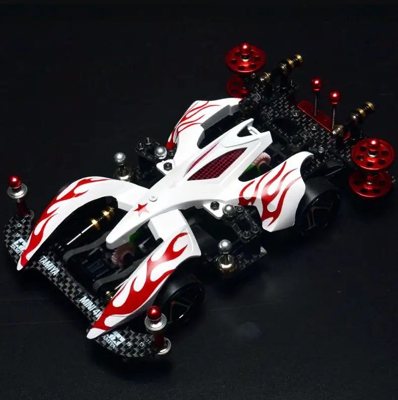 SPIN-VIPER Передняя Задняя подвеска Tamiya Mini 4WD модель автомобиля готовая машина