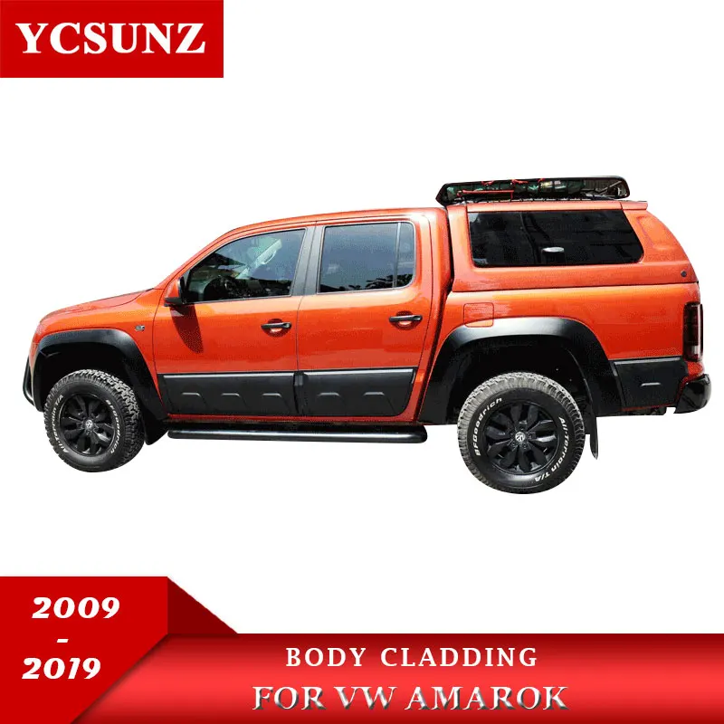 Облицовка корпуса из нержавеющей стали, аксессуары для VW Amarok 2009 2010 2011 2012 2013 ABS Матовый Черный Цвет