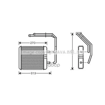 

Radiator heater Iveco Daily Ava art. iv6052