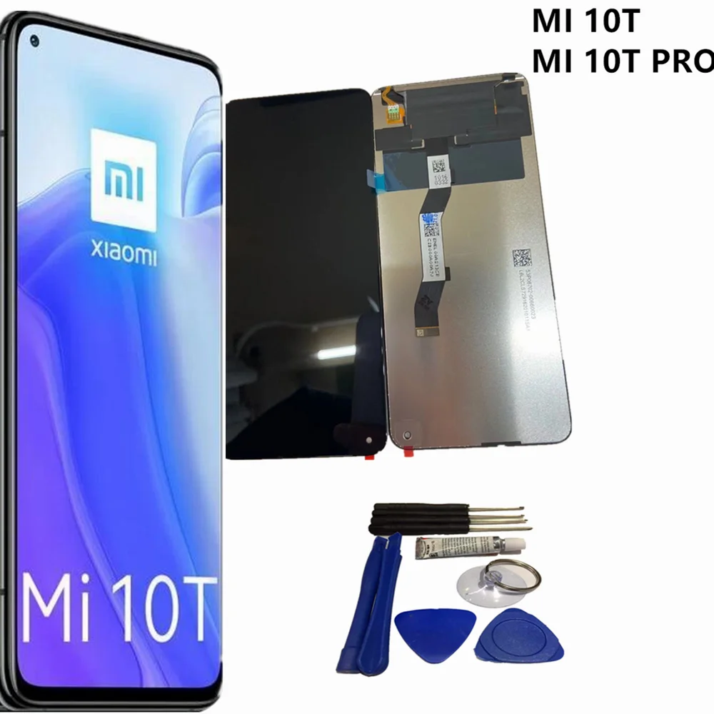 Оригинальный ЖК-дисплей для Xiao mi 10t pro кодирующий преобразователь сенсорного