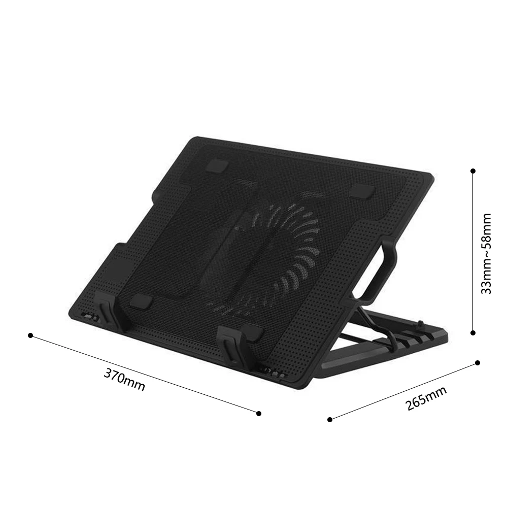 Игровой кулер для ноутбука портативный кронштейн Подставка 2 usb порта радиатор для ноутбука бесшумный внешний регулируемый по высоте