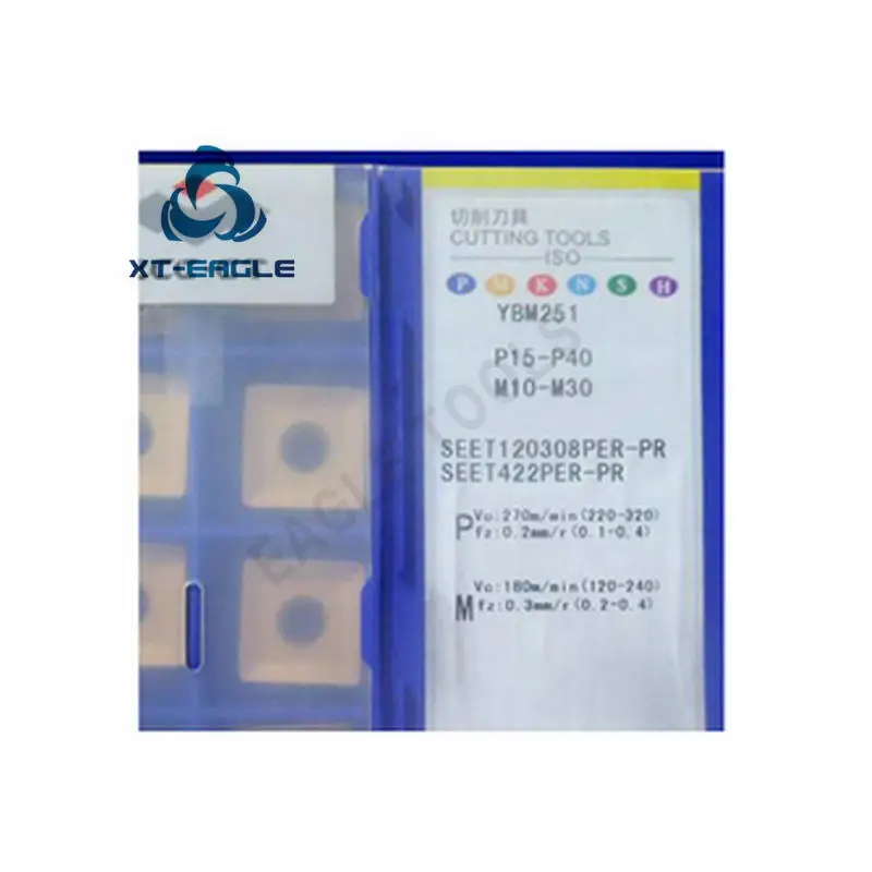 SEET120308PER-PR YBG202/YBG302/YBG102/YBC302/YBD252/YBD152/YBM251/YBM351! бренд CNC лезвие