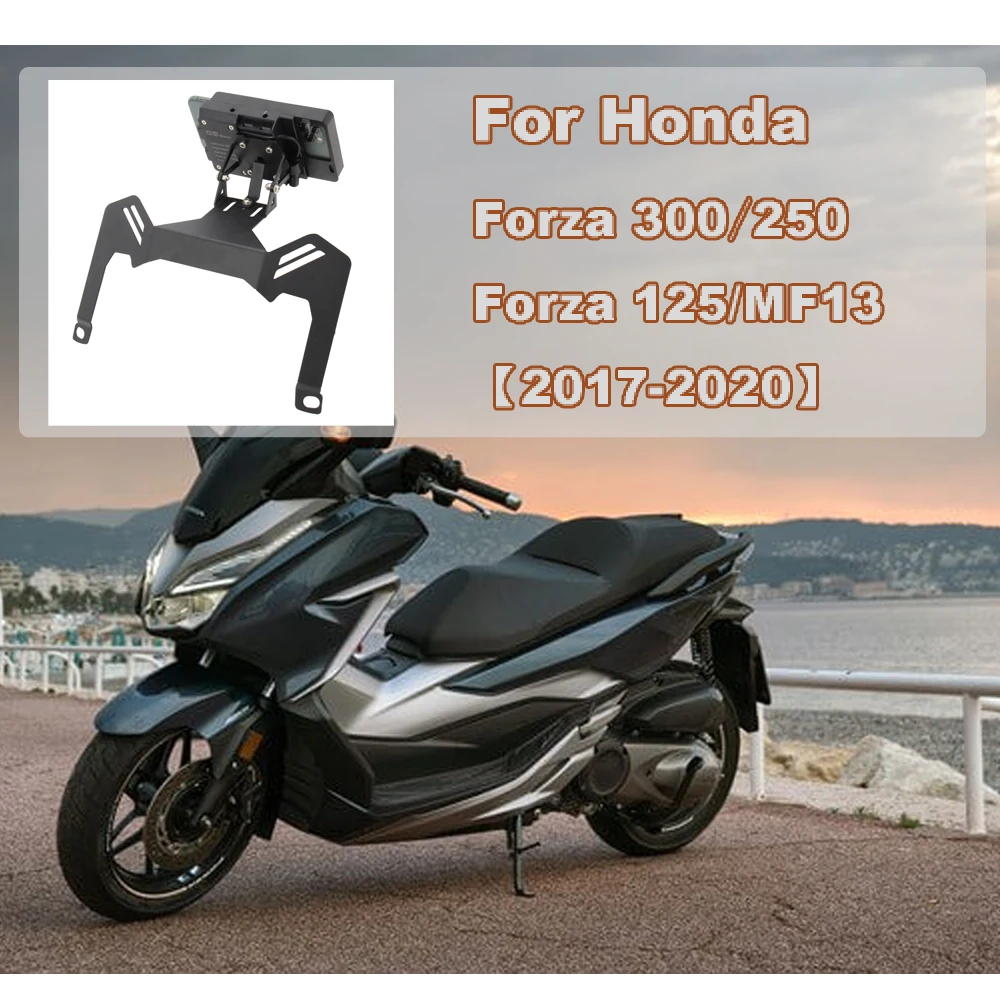 Для Honda Forza 300 250 Forza 125 MF13 2017-2020 аксессуары для мотоциклов держатель для мобильного телефона, держатель для GPS навигатор Кронштейн Пластины быстрого крепления