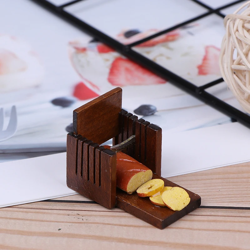 1:12 Doll House Miniature Mini Bread Slicer Model Kitchen Accessories | Игрушки и хобби