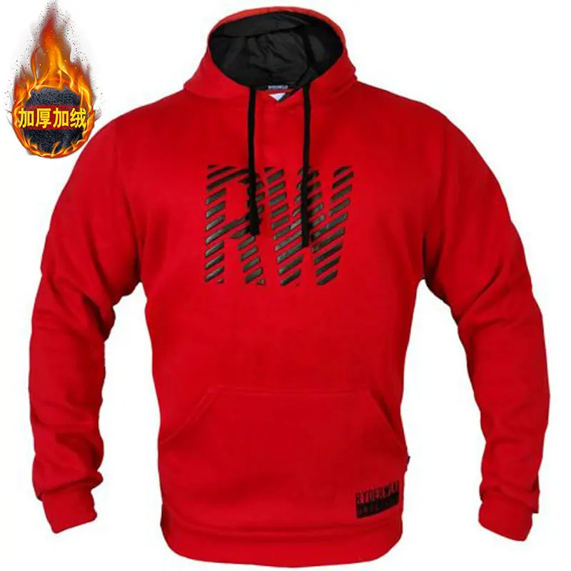 

Muscle Fitness Brothers Autumn And Winter Sports Casual Brushed And Thick Hooded Long Sleeve Pullover Hoody Coat AliExpress