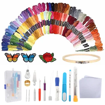 DIY Magic Embroidery Stitching Punch Needle Tool Stitching Punch Pen With Case Sets DIY Craft Sewing Tool For Embroidery 1