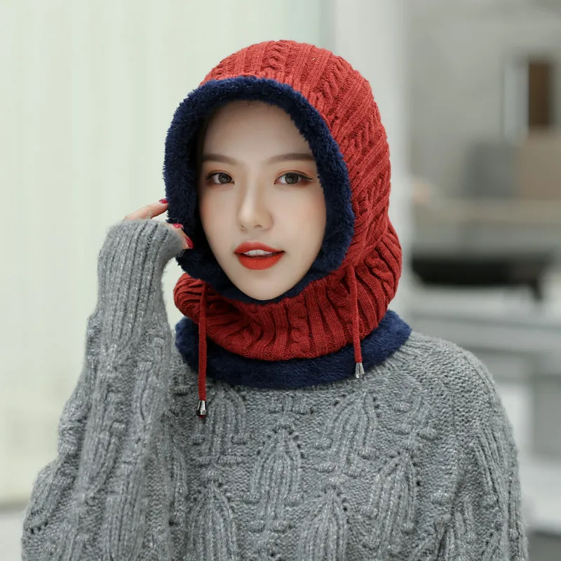 Зимняя женская шапочка-тюрбан, зимняя шапка, женская шапка Skullies Beanies, теплые шапки, Прямая поставка
