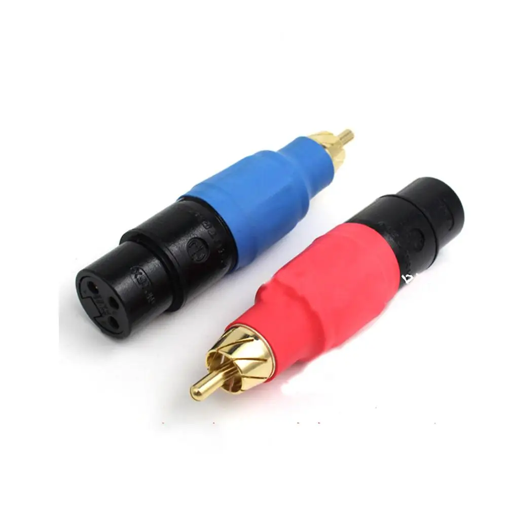 Hi-end 4x Neutrik XLR штекер к RCA и гнездо пара сбалансированный аудио конвертер |
