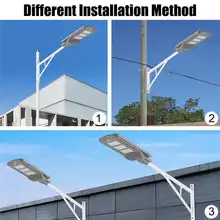 120W 150LED Solar Street Light Radar+Light control Sensor Outdoor Wall Lamp with Remote Solar Waterproof Landscape Garden Light