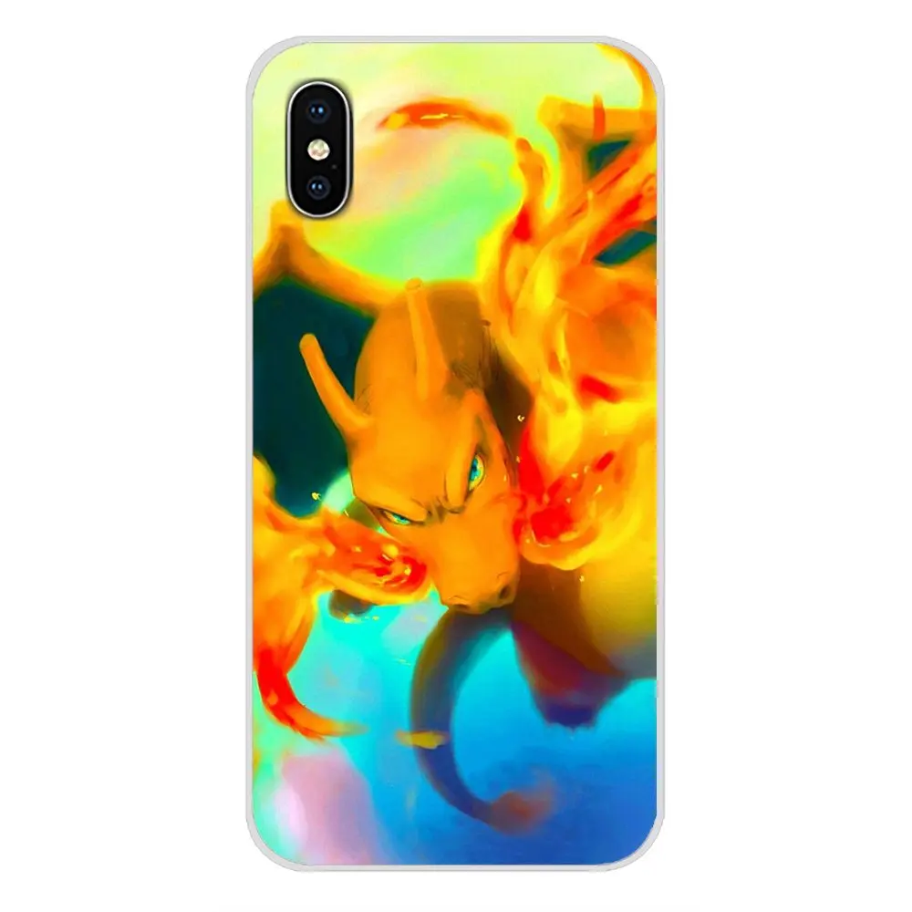 Прозрачный чехол из материала tpu для samsung A10 A30 A40 A50 A60 A70 Galaxy S2 Note 2 3 большое ядро премьер-кун покемонов Чаризард Charmander - Цвет: images 8