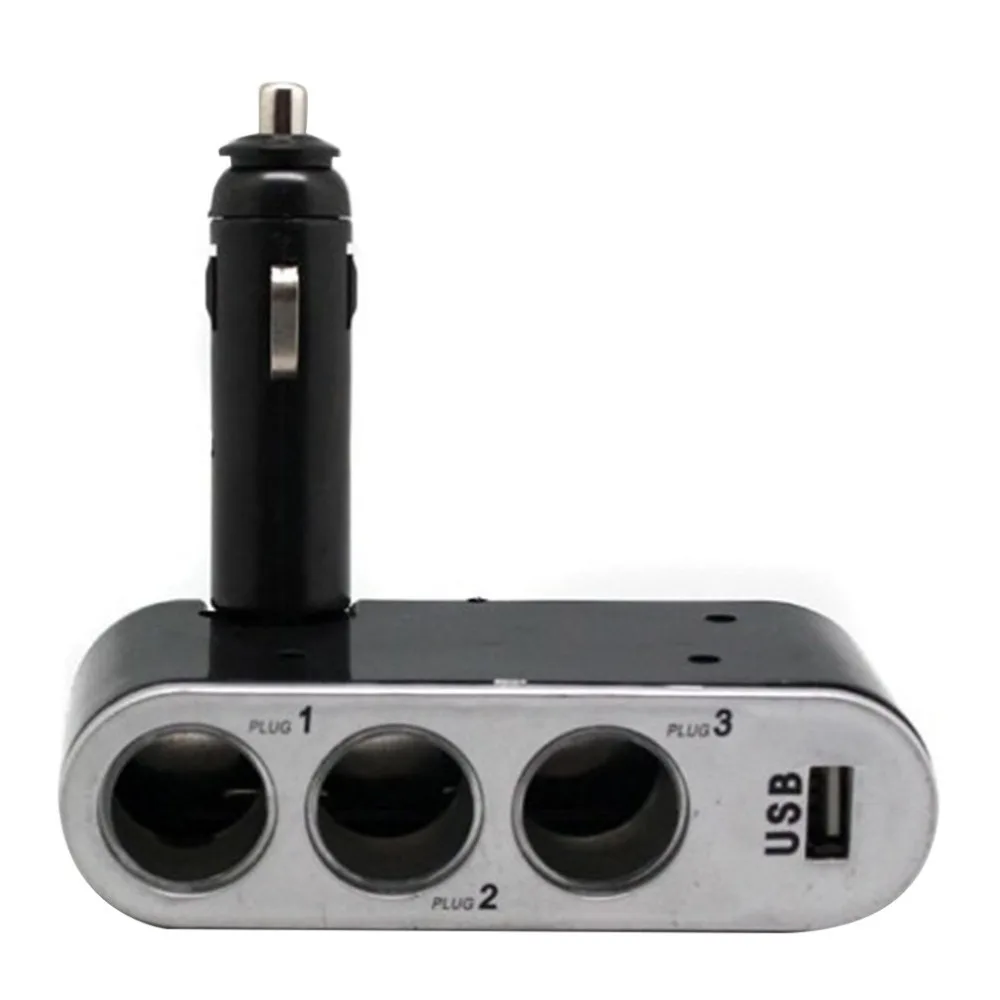 Автомобильный Usb прикуриватель один для трех Usb автомобильный прикуриватель интегрированный 1 отверстие до 3 отверстия мульти-конвертер с отверстиями
