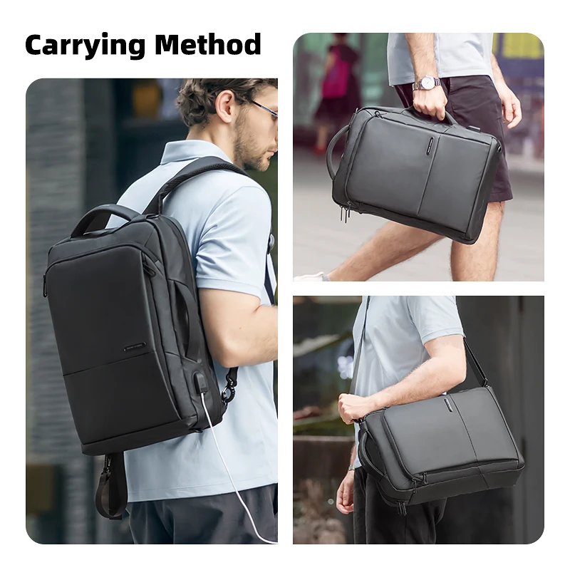 Mark Ryden Travel Backpack Large Capacity Teenager Male Mochila Anti-thief Bag USB Charging 15.6 inch Laptop Backpack Waterproof