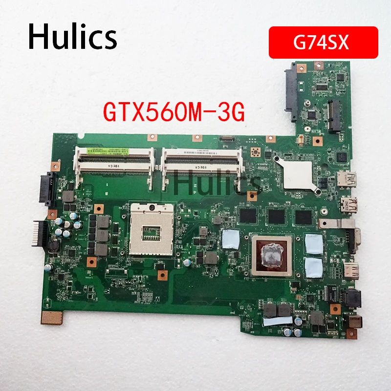 

Hulics Original G74SX Laptop motherboard for ASUS ROG G74S mainboard 2D GTX560M-3G