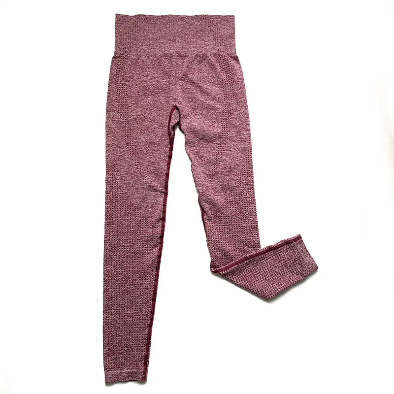 Wine Red Pants 6 цветов, бесшовный комплект для йоги, спортивный бюстгальтер и леггинсы, женская одежда, комплект для спортзала, одежда для тренировок, одежда для фитнеса, спортивная одежда, спортивный костюм для фитнеса - Цвет: Wine Red Pants