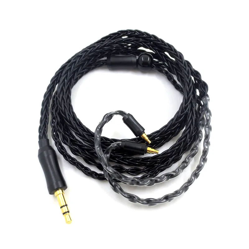 Replacement Audio Cable for Sennheiser IE40PRO Headphones Upgrade Cable Headphone Extension Cord Black 