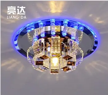 

Corridor ceiling lamp small crystal lamp round porch lamp modern lighting